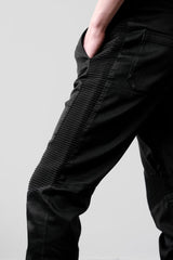 BALMAIN リブパネルバイカースウェットパンツ