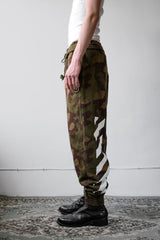 OFF-WHITE Diagonal Camo Sweat Pants 斑馬紋 迷彩縮口棉褲 葡萄牙製