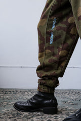 OFF-WHITE Diagonal Camo Sweat Pants 斑馬紋 迷彩縮口棉褲 葡萄牙製