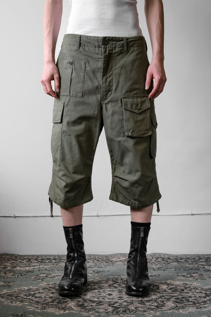 Engineered Garments x BEAMS PLUS BDU 3/4 Shorts special tear