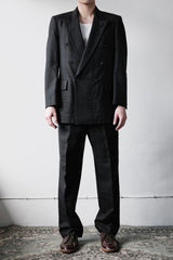 STRATHMORE by Richman スーツセット アメリカ製 ダークグレーチェック ダブルブレストスーツ
