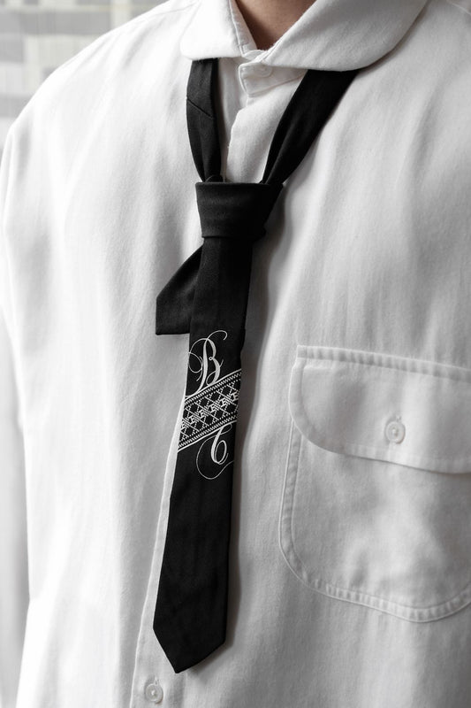 BRAiNCHiLD Tie 品牌英文Logo草寫領帶