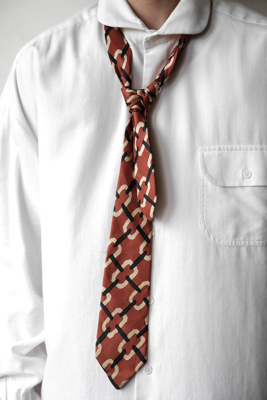 NINA RICCI Abstract Print Tie