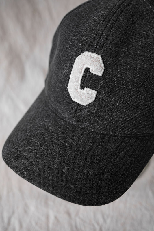 CELINE Initial Cap in Vintage Black Denim 水洗黑丹寧刺繡棒球帽 法國製