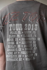 ZZ TOP 2013 Tour Band Tee 美國搖滾樂隊 樂團巡迴T