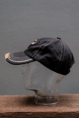 Vintage Distressed Eagle Embroidery Hat 飛鷹刺繡破壞撞色雙層帽沿老帽