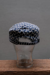 N.S.B.Q.MC仁 Jacquard Knitted Shemagh Army Cap Military Cap 寧死不屈 復刻公發鋼印謝米格軍帽 藍色