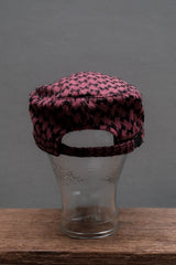 OVERKILL inc. x N.S.B.Q. MC仁 Shemagh Army Cap Jacquard Knitted Military Cap (Red/Black) 聯名系列謝米格平頂軍帽 / 兵帽 (紅黑格)