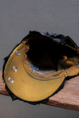Custom Hand-Painted Distressed Patchwork Mesh Cap 手繪破壞解構拼接軍帽