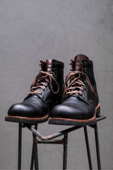 BROTHER BRIDGE BBB-A004 "GUADIANA" Parachute Boots Black 經典茶芯黑復古工裝傘兵靴 日本製