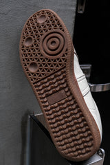 THE BOOTS MATERIAL GT1980 Frankfurt 日本手工真皮德訓鞋 灰白拼接