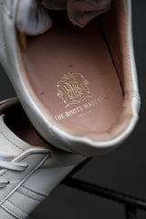 THE BOOTS MATERIAL GT1980 Frankfurt 日本手工真皮德訓鞋 灰白拼接