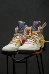 Nike Off-White x Air Jordan 5 Retro SP "Sail" 經典Virgil Abloh聯名限量球鞋喬丹五代
