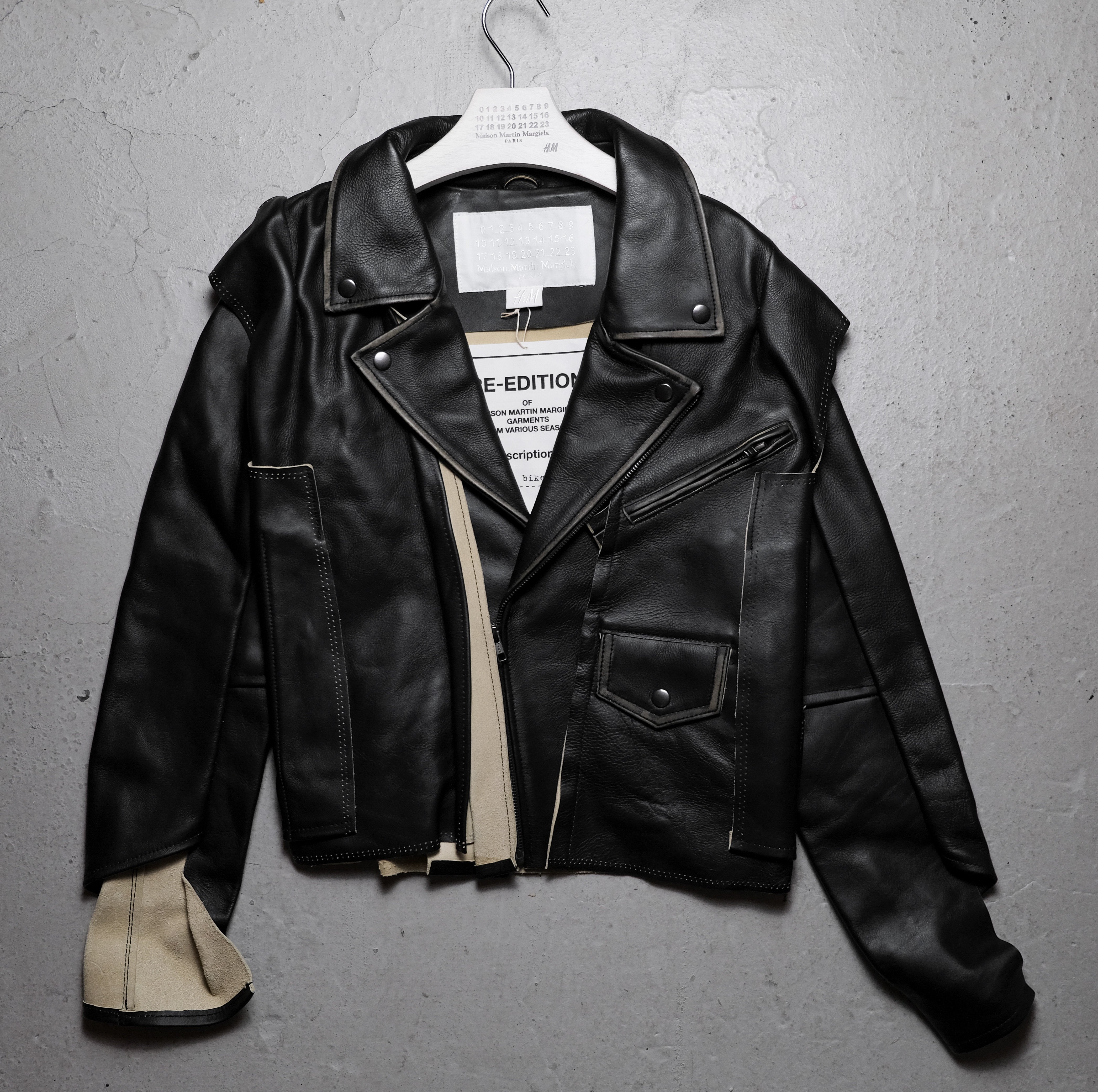 Maison Martin Margiela x H&M 12S/S Re-Edition Biker Jacket Deconst