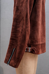 Addict Clothes AD-07 Deerskin Suede Collar Jacket 鹿皮麂皮翻領拉鍊外套 日本製