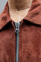 Addict Clothes AD-07 Deerskin Suede Collar Jacket 鹿皮麂皮翻領拉鍊外套 日本製
