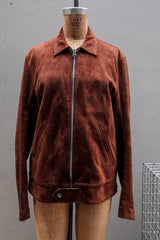 Addict Clothes AD-07 Deerskin Suede Collar Jacket 鹿皮麂皮翻領拉鍊外套 日本製