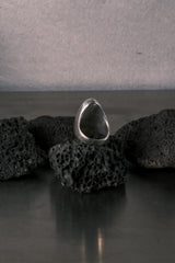 1980s European Iridescent Shell Ring – 925 Silver 80年代 歐洲 幻彩貝殼 925銀戒