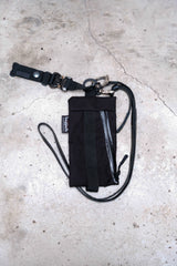 Bagjack + Yorozu "shoulder set" 柏林手工包品牌聯名系列 皮革銀環鍊手機掛包 Cobra扣具