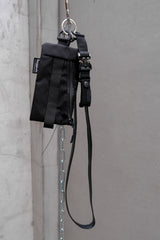 Bagjack + Yorozu "shoulder set" 柏林手工包品牌聯名系列 皮革銀環鍊手機掛包 Cobra扣具