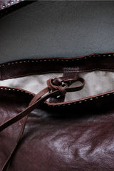 Genten Minimalist Leather Hobo Bag 日本植鞣皮革品牌極簡皮革流浪包