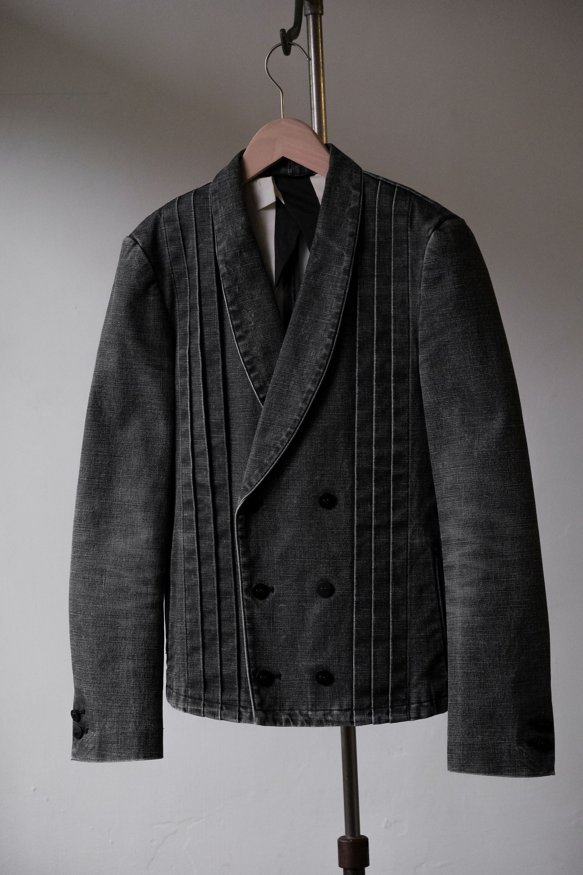 N.Hoolywood Double Breasted Shawl Collar Blazer Jacket