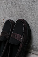 LAKH x RUNDGREN CALE Penny Loafers - Dark Grey 聯名系列 防潑水抗撕裂拼色樂福鞋 Vibram大底 全新