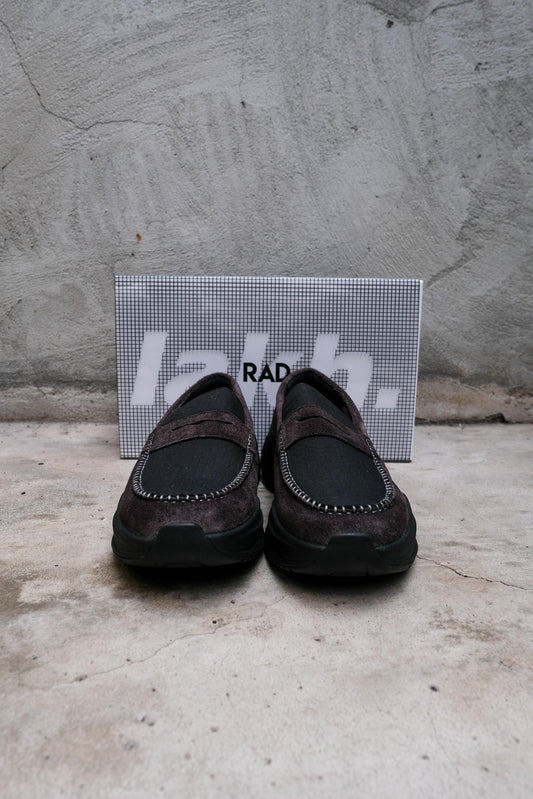 LAKH x RUNDGREN CALE Penny Loafers - Dark Grey 聯名系列 防潑水抗撕裂拼色樂福鞋 Vibram大底 全新