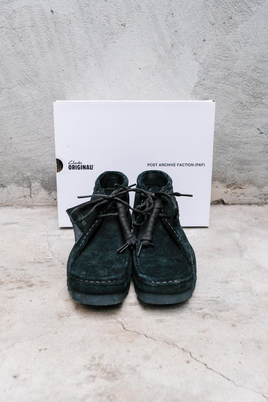 Clarks Originals x Post Archive Faction (PAF) WallabeeBT PAF Boots 設計師品牌聯名袋鼠鞋 生膠底 絨面材質 Vibram大底全新