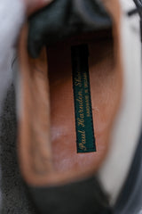 Paul Harnden Shoemakers Black and White Leather Lace-up Ankle Boots 英國先鋒品牌 黑白拼接皮革綁帶短靴 英國手工製作