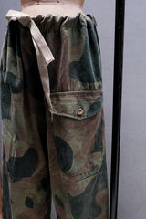 1950s Belgian Army "Moon and Balls" Brushstroke Camo Paratrooper Trousers 比利時公發筆刷迷彩