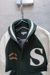 SYNDRO "STRIKE" VARSITY JACKET - MELTON 台灣設計師品牌 氂牛皮羊毛氈棒球外套