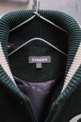 SYNDRO "STRIKE" VARSITY JACKET - MELTON 台灣設計師品牌 氂牛皮羊毛氈棒球外套