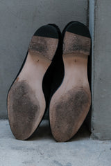 Oriental Shoemaker Tassel Slipon Suede Loafer Black 日本製鞋品牌 麂皮比利時樂福鞋