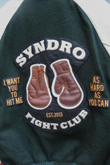 SYNDRO "STRIKE" VARSITY JACKET - MELTON 台灣設計師品牌 氂牛皮羊毛氈棒球外套