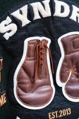 SYNDRO "STRIKE" VARSITY JACKET - MELTON 台灣設計師品牌 氂牛皮羊毛氈棒球外套