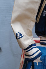 1990s Majestic New York Yankees Letterman Jacket, a classic wool baseball jacket from the 1990s New York Yankees.