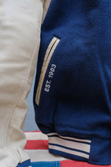 1990s Majestic New York Yankees Letterman Jacket, a classic wool baseball jacket from the 1990s New York Yankees.