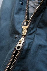 Barbour OS Wax Burghley Jacket, wide-fit oilcloth long coat, brand new