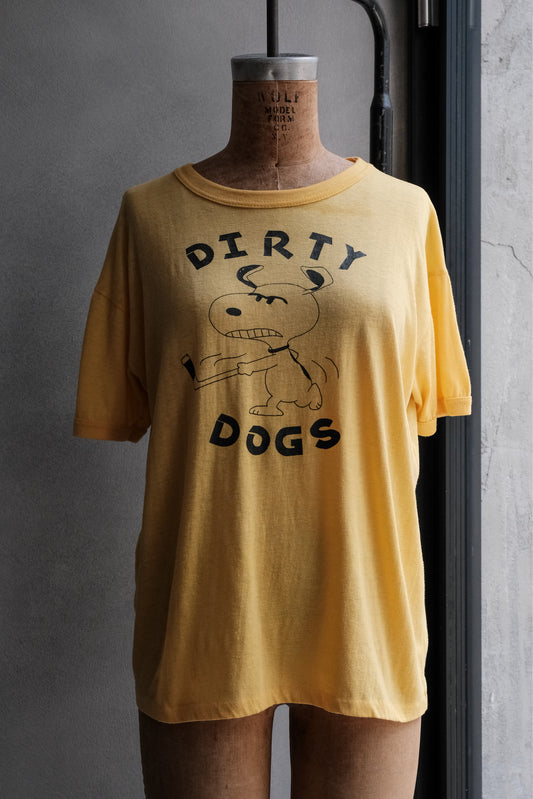 Vintage Snoopy "Dirty Dogs" Graphic T-Shirt 史努比 "Dirty Dogs" 古著印花短袖上衣