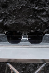 A.D.S.R. × BJ Classic Collection SIRMONT 01 Shiny BlackxBlack 聯名系列太陽眼鏡