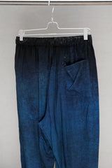 YOKE 24SS GRADATION PRINTED EASY PANTS - NAVY