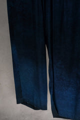 YOKE 24SS GRADATION PRINTED EASY PANTS - NAVY