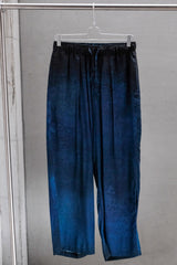 YOKE 24SS GRADATION PRINTED EASY PANTS - NAVY