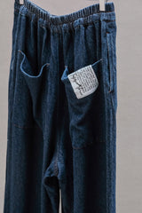 MY BEAUTIFUL LANDLET WM01-DP252012 SOFT DENIM WIDE EASY PANTS