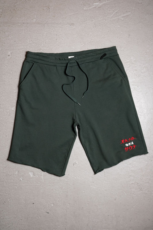 極樂湯× FREAK'S STORE Sauvenir All Night Sweat Shorts