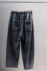ANCELLM "DYED SWEAT PANTS" - BLACK