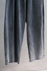 ANCELLM "DYED SWEAT PANTS" - BLACK