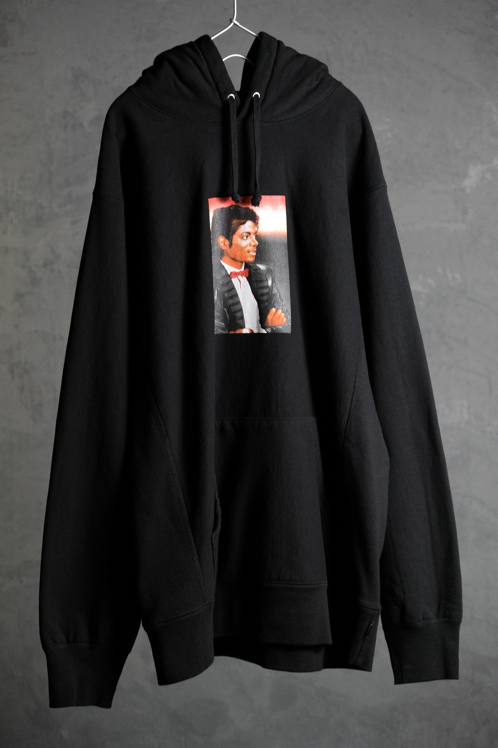 Supreme 17S/S Michael Jackson Hoodie-Black Michael Jackson Portrait Ph