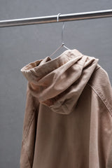 ANCELLM DRILL HOODIE JACKET (BEIGE)